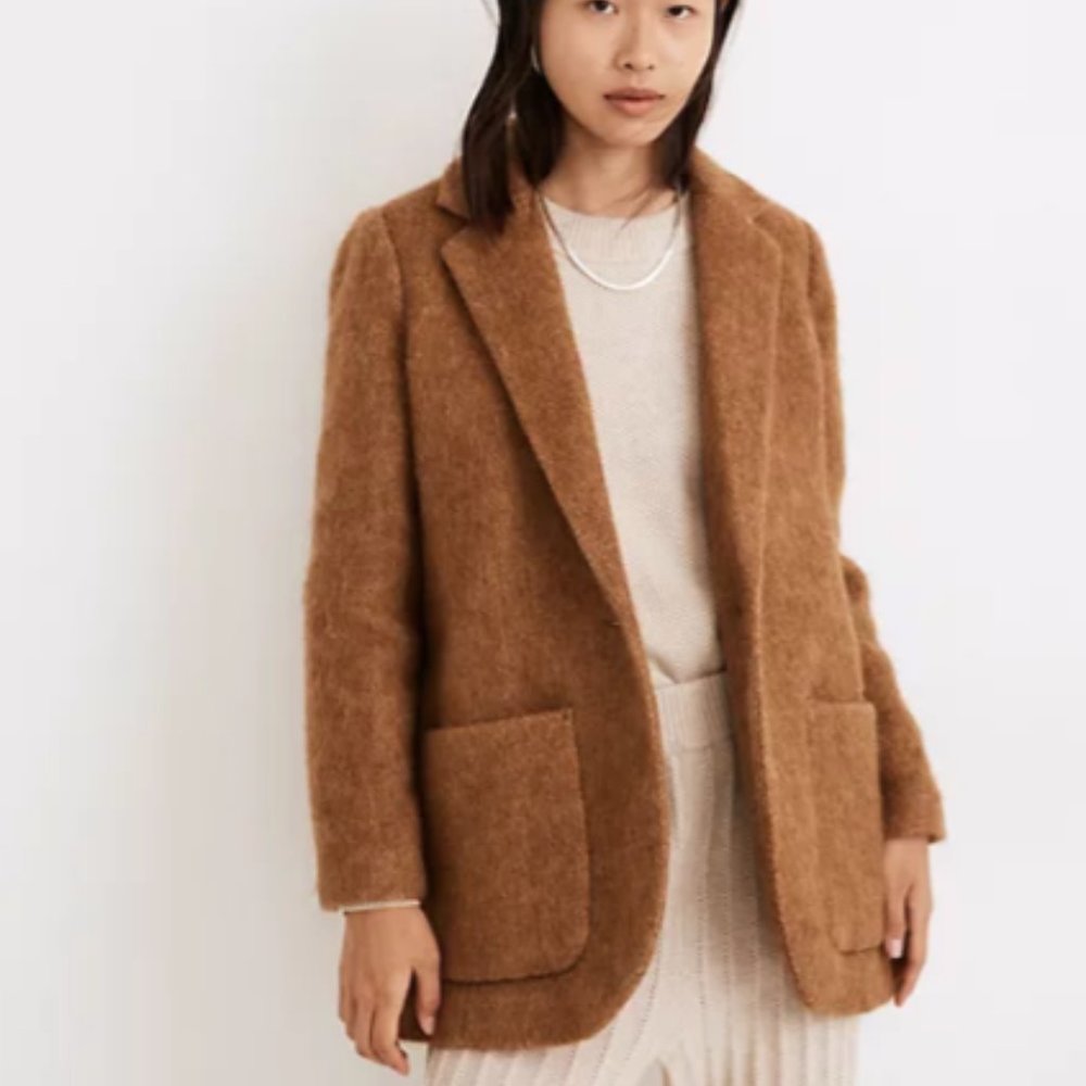Madewell Bouclé Larsen Blazer Size L